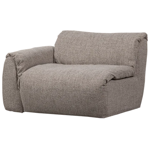 Bank Galris polyester 1-zits links 114 cm