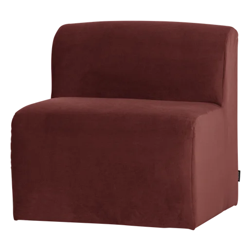 Bank velours bruin 84 cm