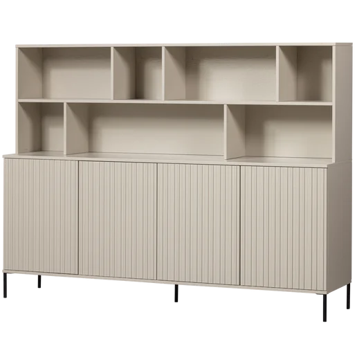 Kast grijs 200 cm