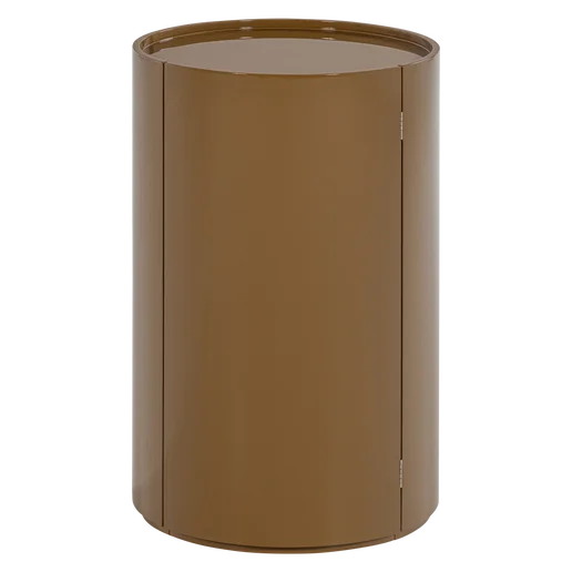 Kast MDF geel Ø45 cm