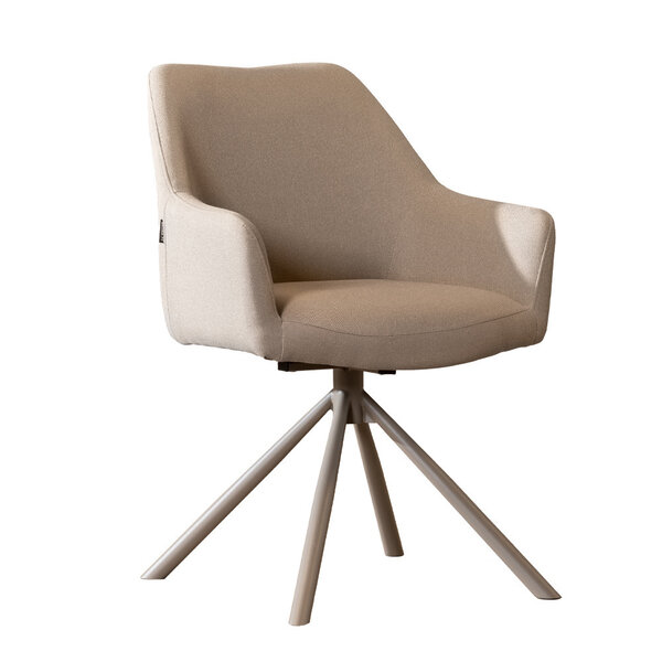 Stoel polyester taupe 60 cm