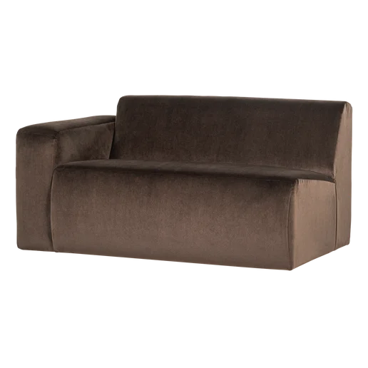 Bank Vine velours 5-zits links 145 cm