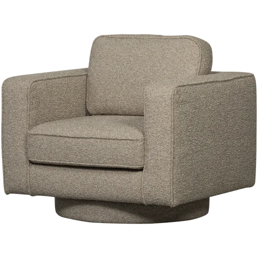Fauteuil beige 86 × 80 cm hoog