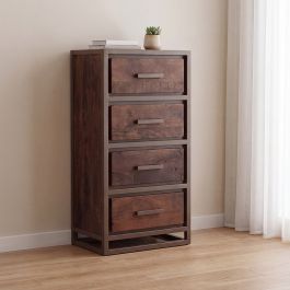 Kast Vesa mangohout bruin espresso