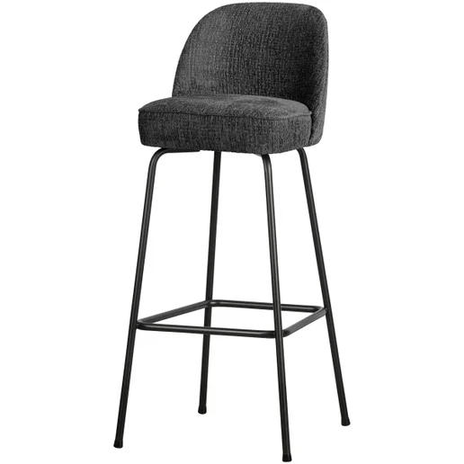 Barkruk polyester grijs 80 cm