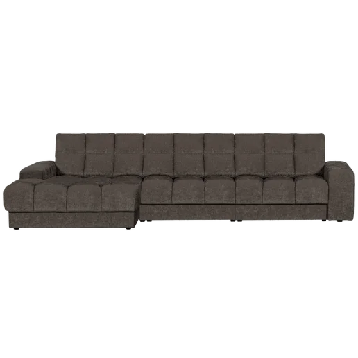 Chaise longue Norvo polyester grijs links