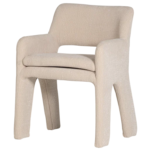 Eetkamerstoel beige 57 cm
