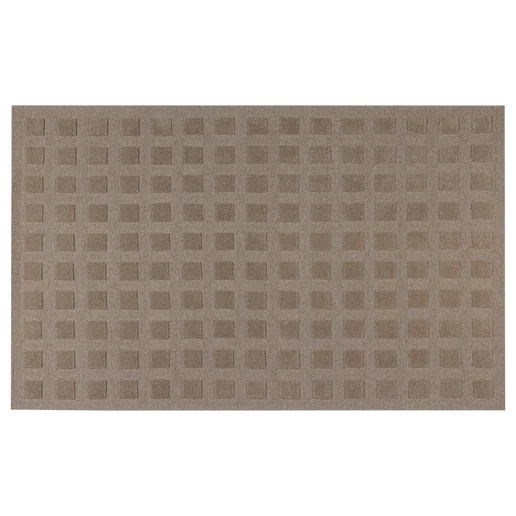 Vloerkleed wol beige 200 cm
