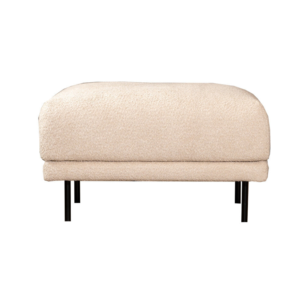 Poef Coris bouclé beige