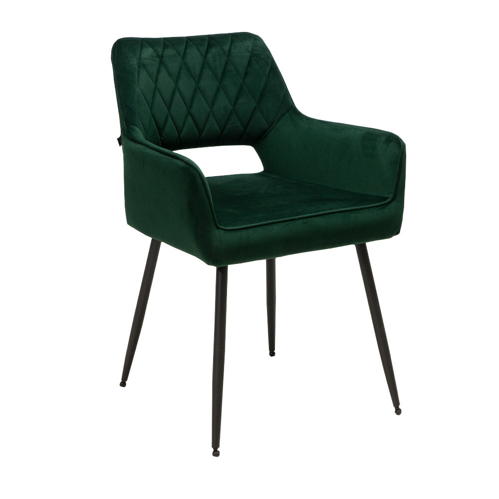 Stoel velours donkergroen 57 cm