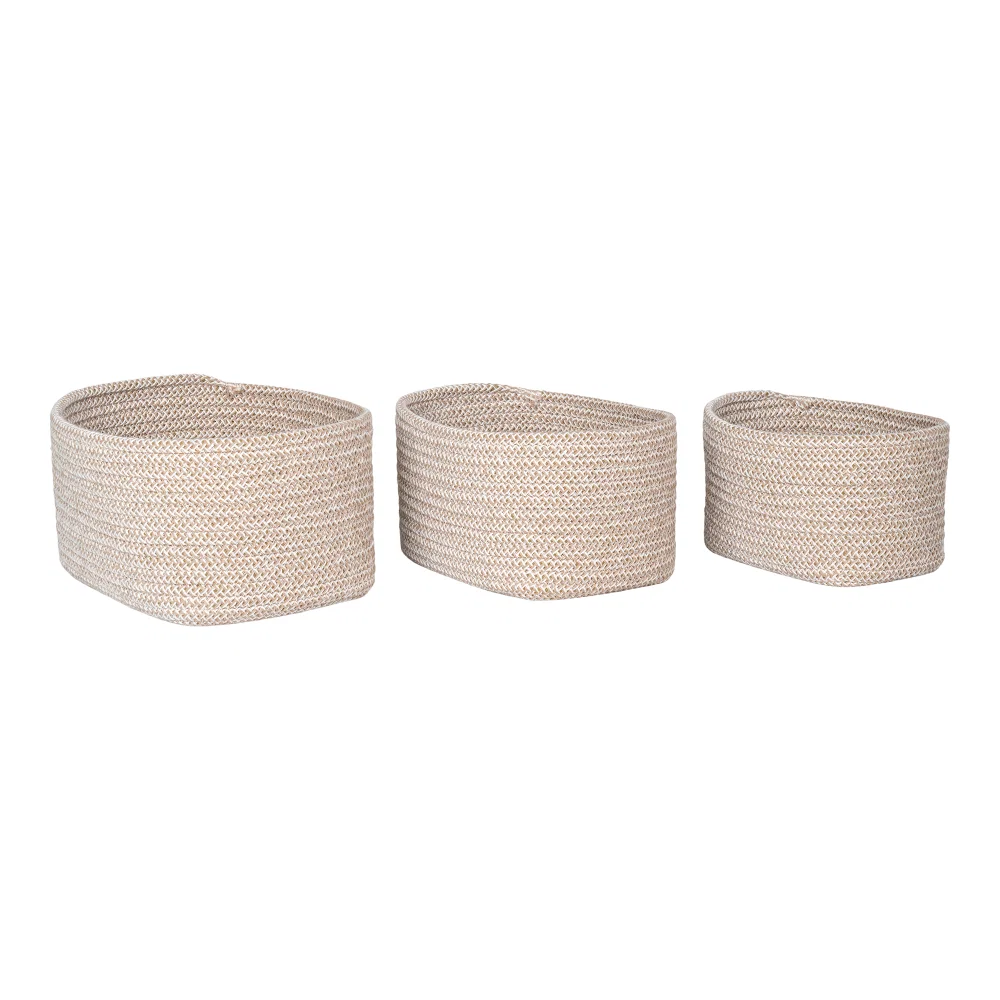 Mand Dala katoen beige 12 cm