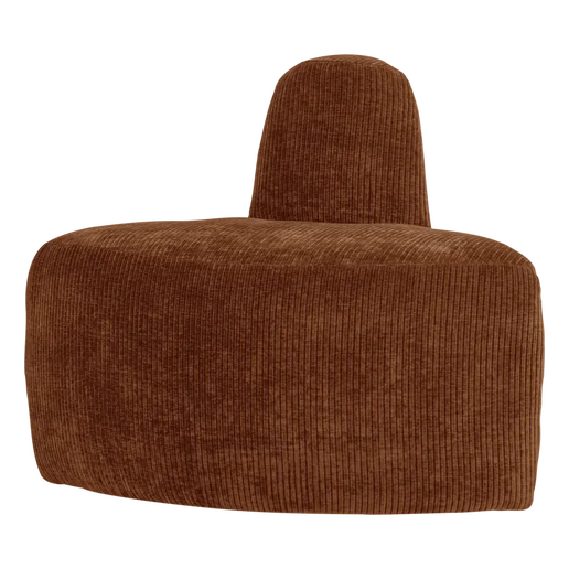 Bank Vesel ribstof bruin 76 cm
