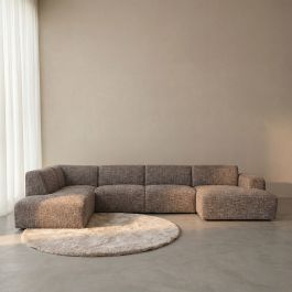 Hoekbank silencio taupe 19 links