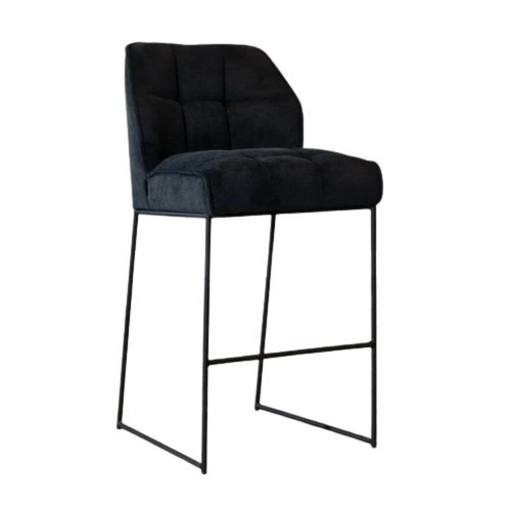 Barkruk Vinan polyester zwart 82 cm