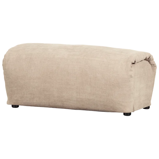 Poef Kalvo polyester beige 91 cm