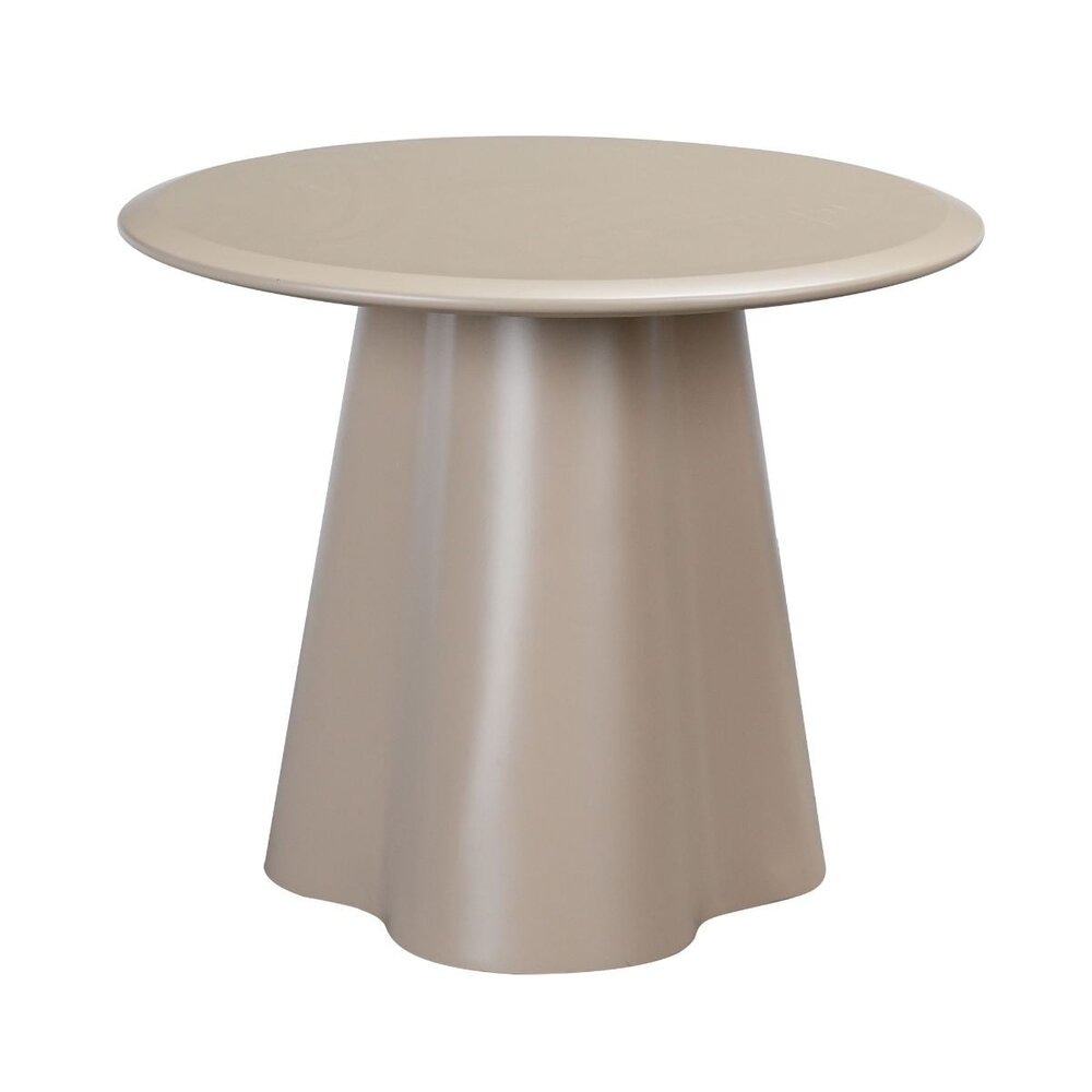 Bijzettafel Ilia MDF taupe Ø60 cm
