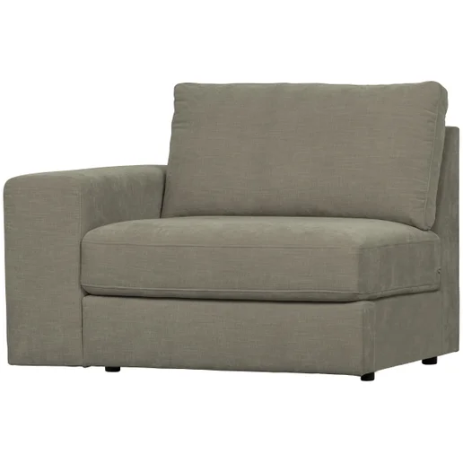Bank Bramoel polyester 1-zits links 115 × 85 cm hoog