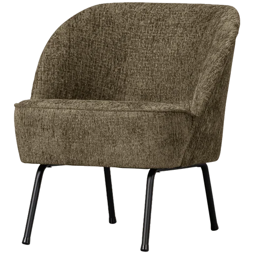 Fauteuil Helmi polyester groen 57 cm