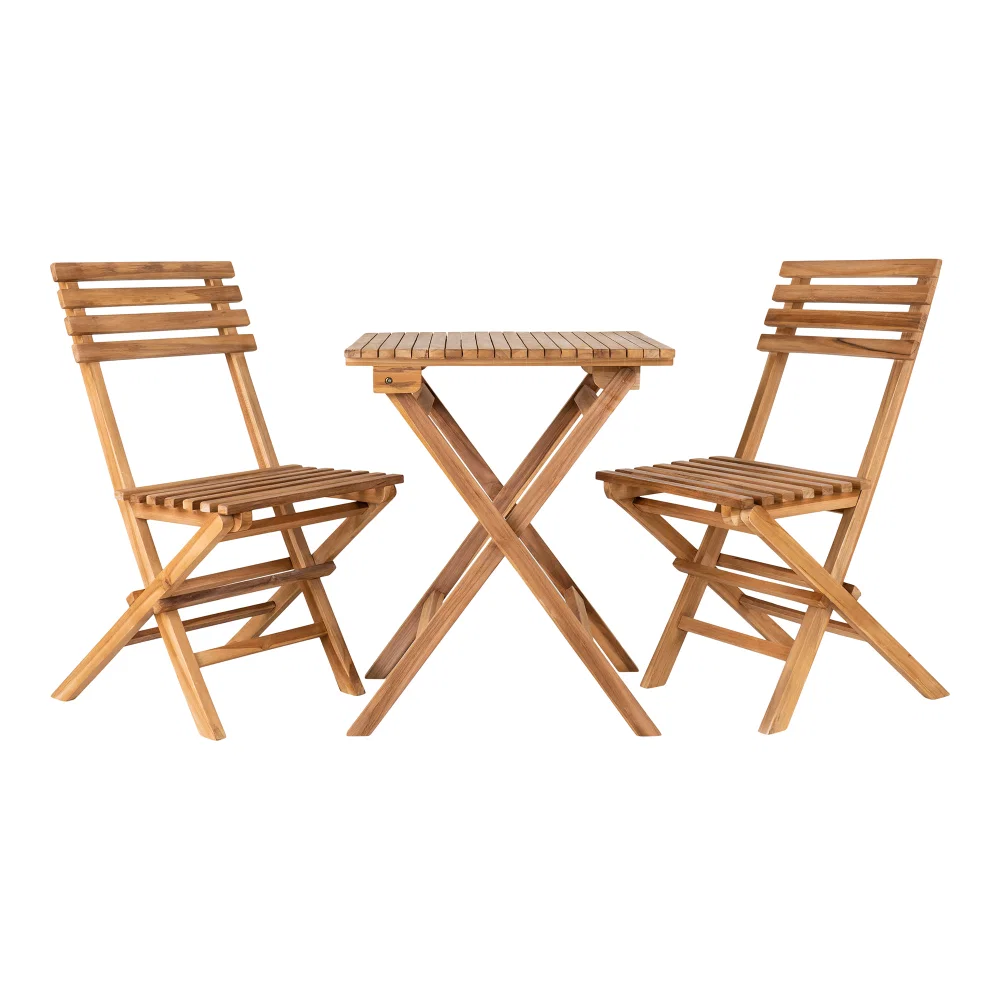 Stoel Levio teak naturel