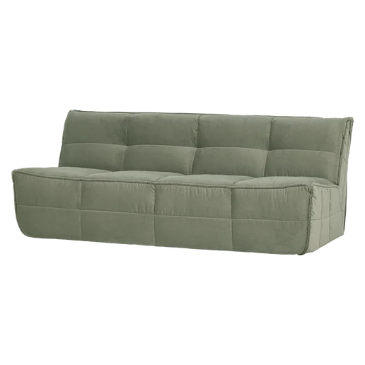 Bank velours 3-zits 204 cm