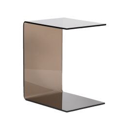 Tafel glas bruin
