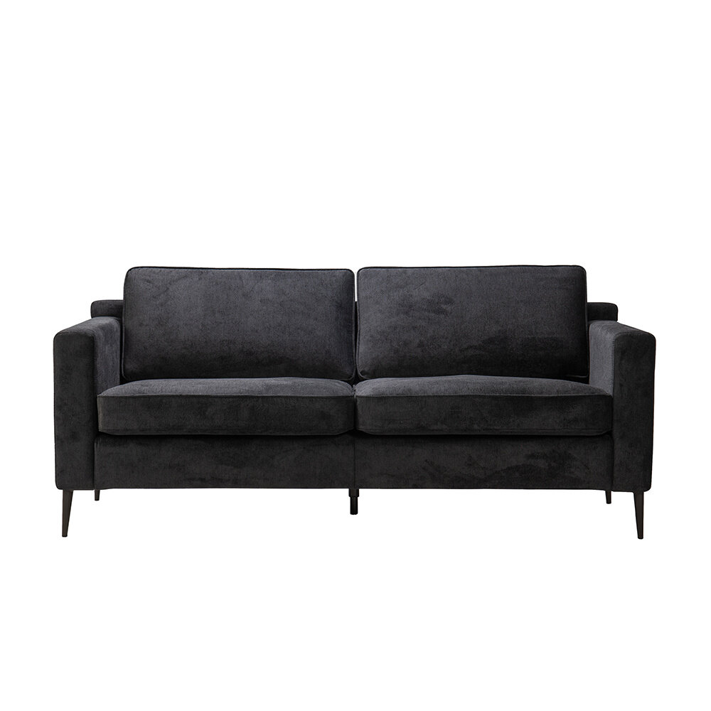 Bank polyester taupe 3-zits 185 cm