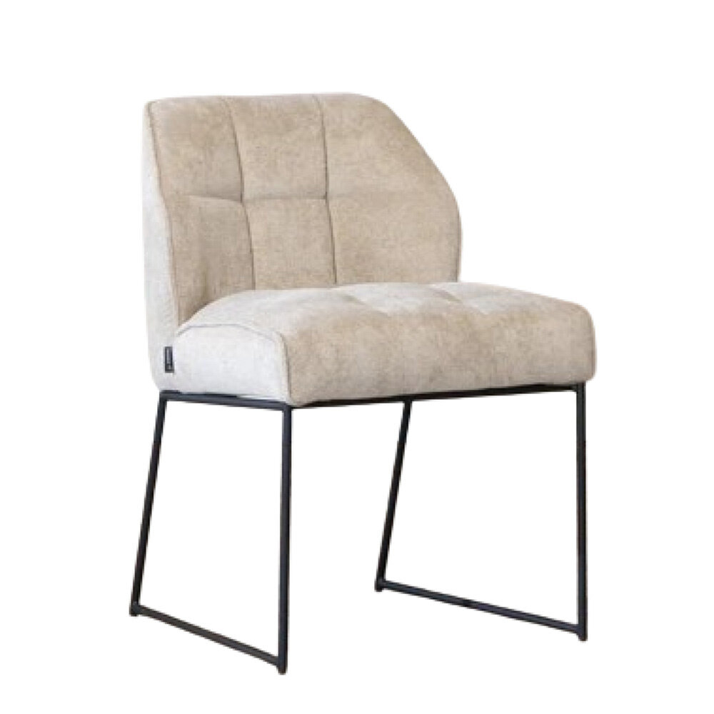 Stoel polyester taupe 54 cm