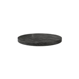 Bartafel Alon mangohout zwart 70 × 3 cm hoog