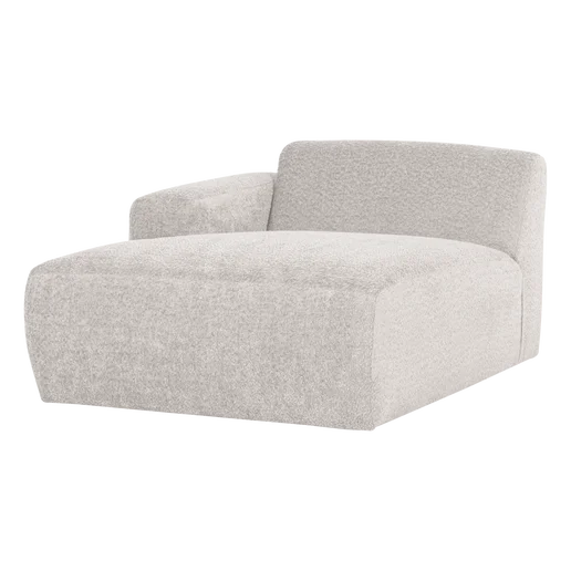 Chaise longue wol beige links
