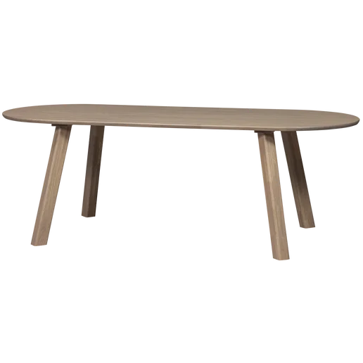 Eettafel eiken grijs 220 cm