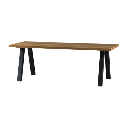 Tuintafel hout naturel 210 cm