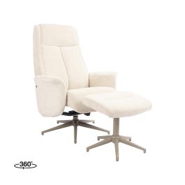 Poef raven naturel 24 78 cm
