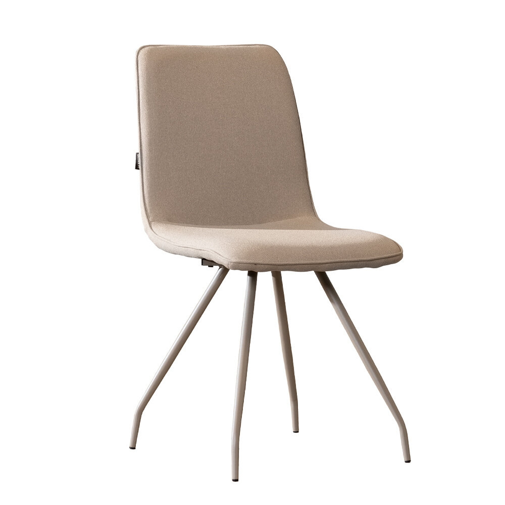 Stoel Vala gerecycled polyester taupe