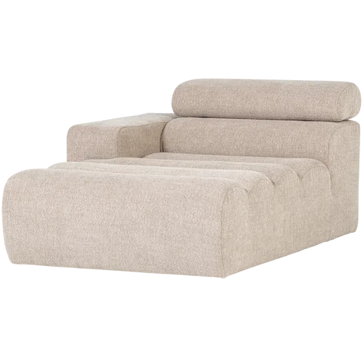 Chaise longue naturel links 109 cm