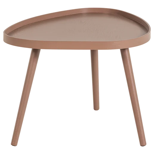 Bijzettafel grenen roze