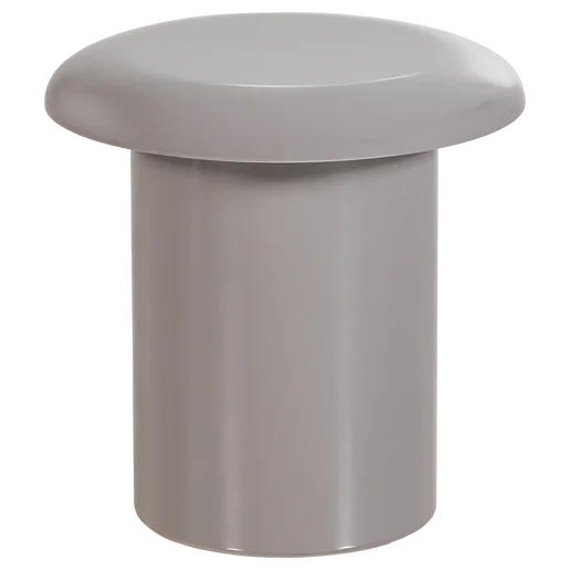 Bijzettafel MDF grijs 45 cm