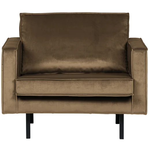 Fauteuil velours 105 × 85 cm hoog