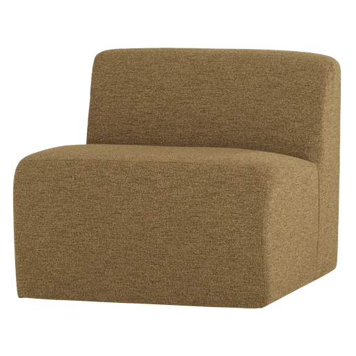 Bank geel 1-zits 84 cm