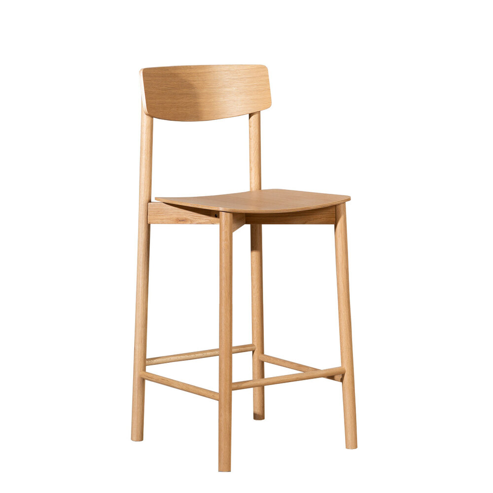 Barkruk multiplex naturel eiken 68 cm