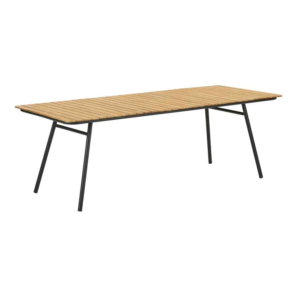 Eettafel teak naturel 220 cm