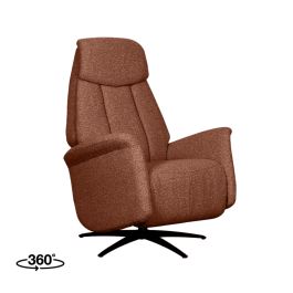 Fauteuil royal bouclé coral 251