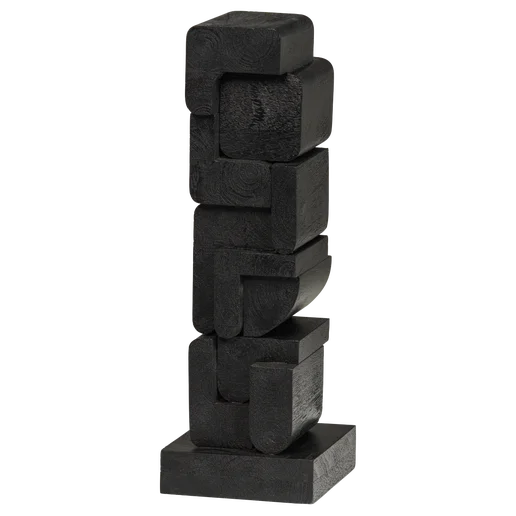 Decoratie metaal zwart
