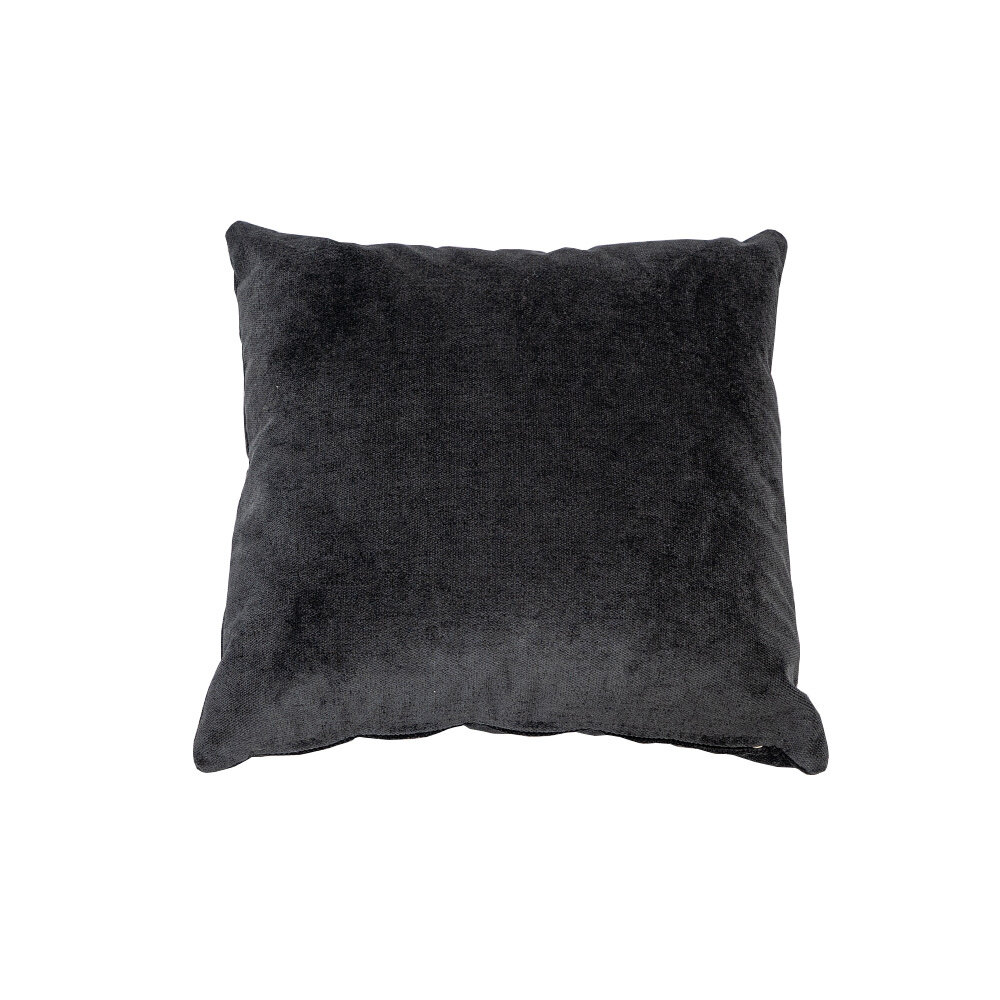 Kussen polyester zwart 45 × 45 cm
