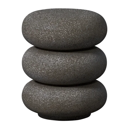 Bijzettafel magnesium zwart