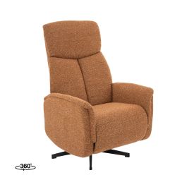 Fauteuil royal bouclé coral 251 73 cm
