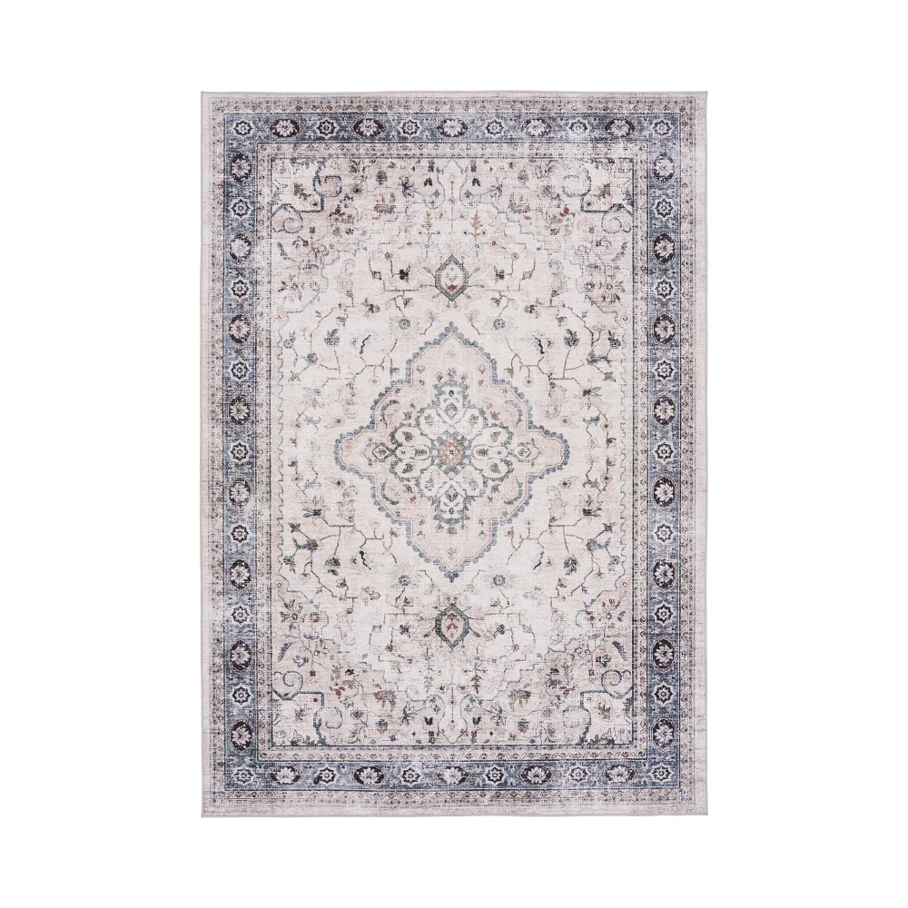 Vloerkleed polyester gebroken wit