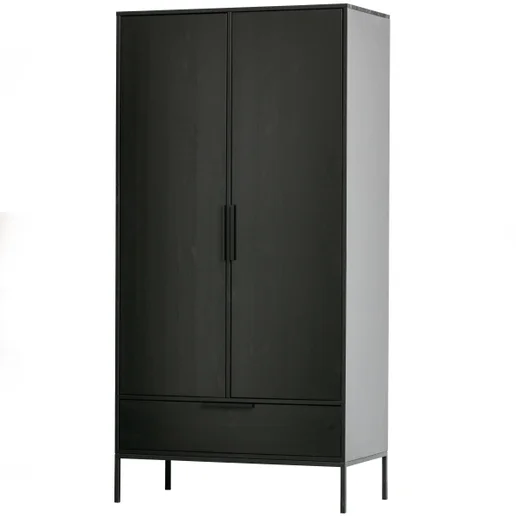 Kast zwart 100 cm