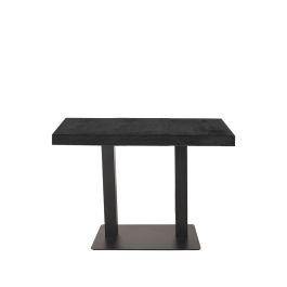 Bartafel mangohout zwart 120 cm