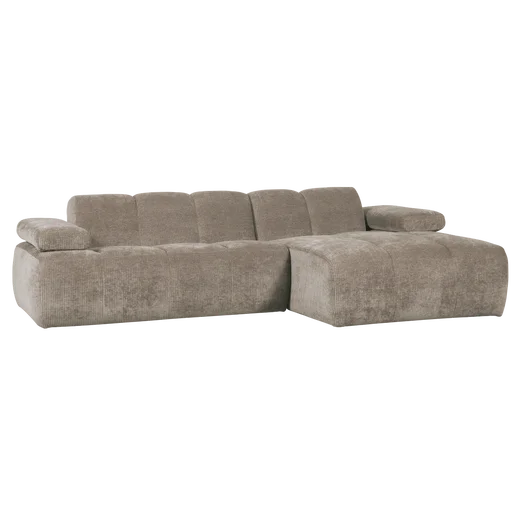 Chaise longue Brae beige rechts