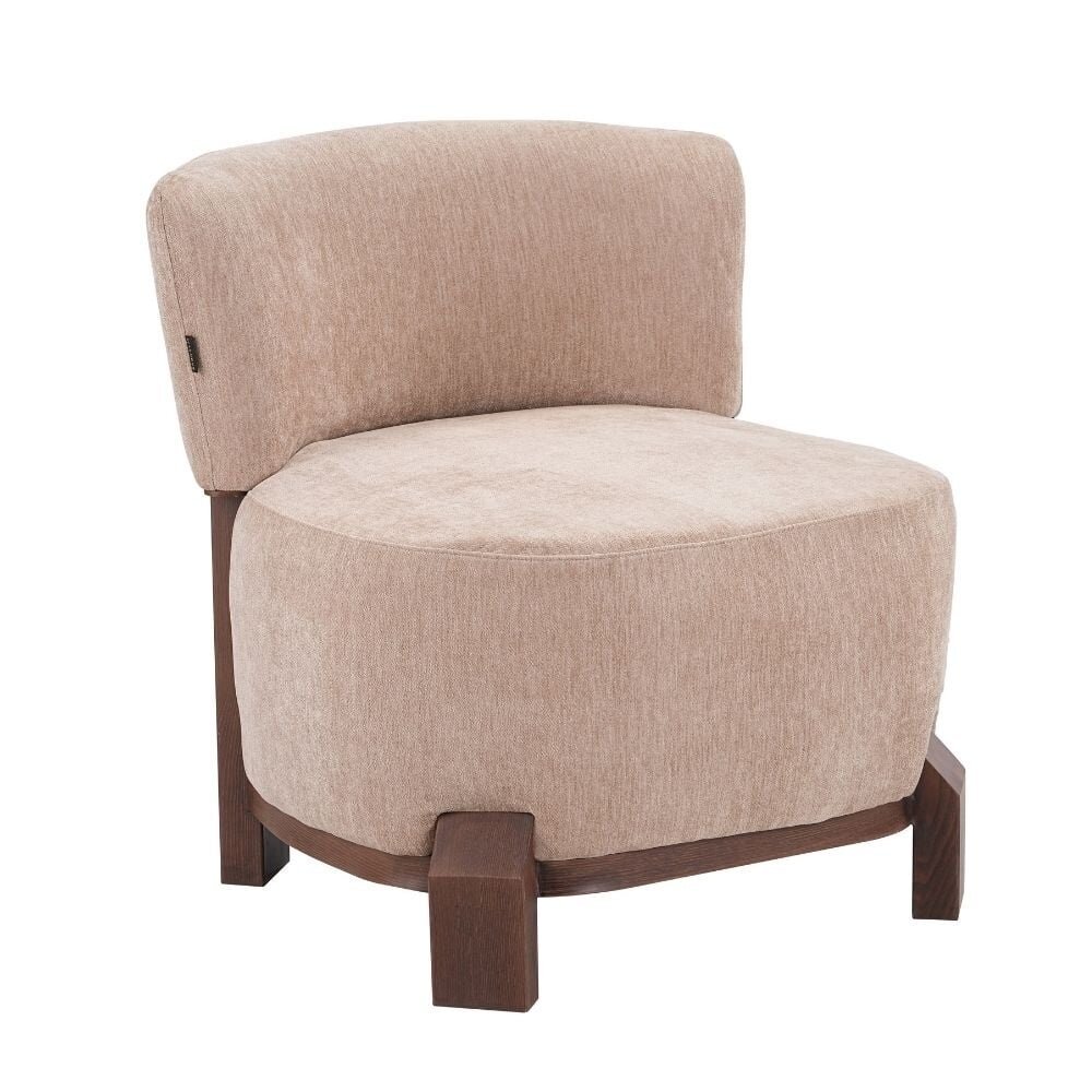 Fauteuil schuim beige 72 cm